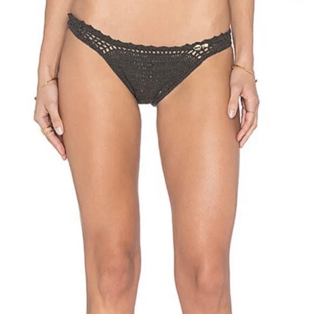 NWT Free People X She Made Me Crochet Cheeky Bikini Bottoms SIZE small